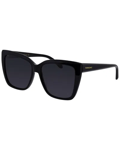Ferragamo Women's Sf 1102s 58mm Sunglasses In Black