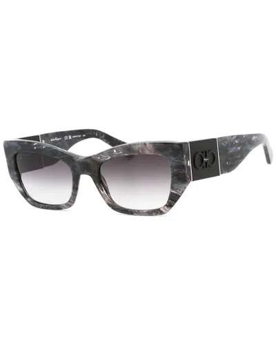 Ferragamo Women's Sf1059s 54mm Sunglasses In Grey