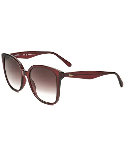 Ferragamo Women's Sf1072s 56mm Sunglasses In Brown