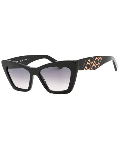 Ferragamo Women's Sf1081se 55mm Sunglasses In Black