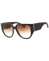 Ferragamo Gancini Tea Cup 58mm Oval Sunglasses
