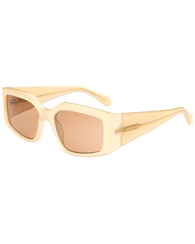 Ferragamo Women's Sf1101s 54mm Sunglasses In Brown