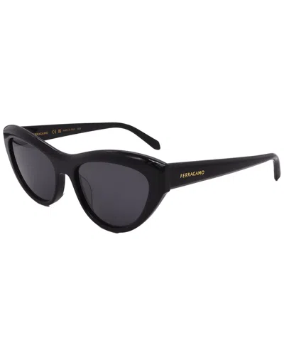 Ferragamo Women's Sf1103s 55mm Sunglasses In Black