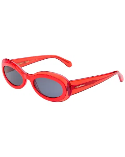 Ferragamo Women's Sf2003s 54mm Sunglasses In Red