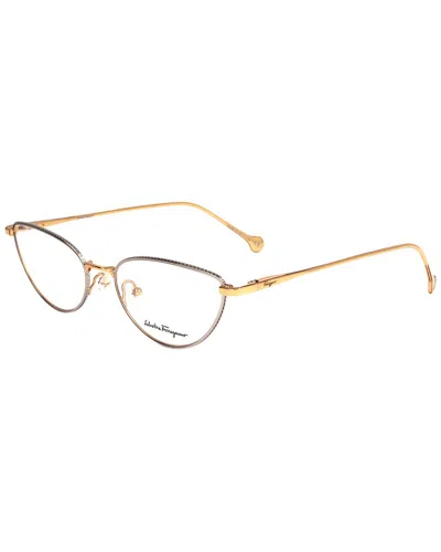 Ferragamo Women's Sf2188 55mm Optical Frames In Gold