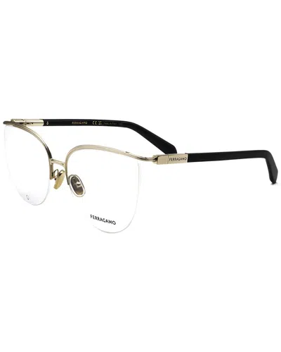 Ferragamo Women's Sf2227 56mm Optical Frames In Black