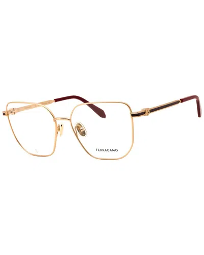 Ferragamo Women's Sf2234 56mm Optical Frames In Gold