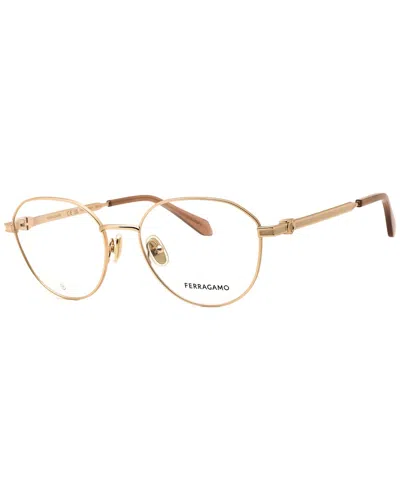 Ferragamo Women's Sf2236 54mm Optical Frames In Gold