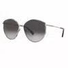 Ferragamo Salvatore  Grey Gradient Irregular Ladies Sunglasses Sf264s 785 60 In Multi