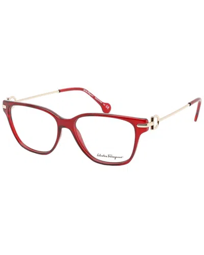 Ferragamo Women's Sf2864 53mm Optical Frames In Red