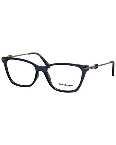 Ferragamo Women's Sf2891 54mm Optical Frames In Blue