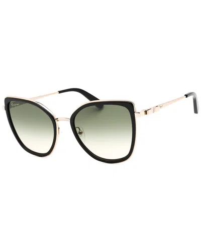 Ferragamo Women's Sf293s 54mm Sunglasses In Black