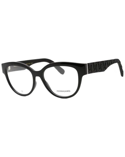 Ferragamo Women's Sf2957en 54mm Optical Frames In Black