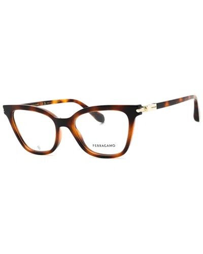Ferragamo Women's Sf2991 51mm Optical Frames In Brown
