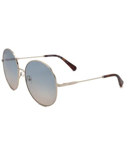Ferragamo Women's Sf299s 60mm Sunglasses In Gold