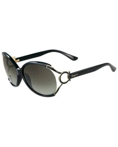 Ferragamo Women's Sf600s 61mm Sunglasses In Black