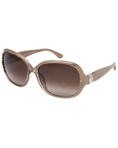 Ferragamo Women's Sf648s 59mm Sunglasses In Brown
