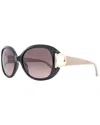 Ferragamo Women's Sf668s 57mm Sunglasses In Black
