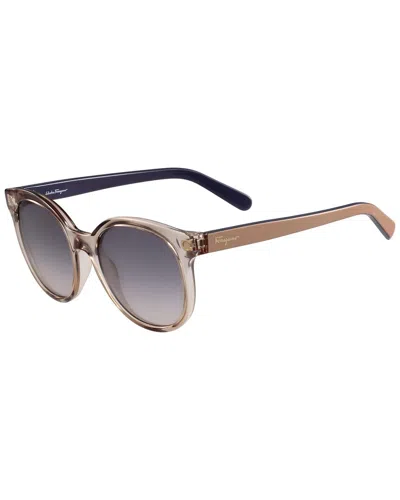 Ferragamo Women's Sf833s 53mm Sunglasses In Transparent