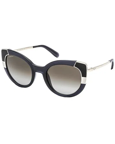 Ferragamo Women's Sf890s 52mm Sunglasses In Grey