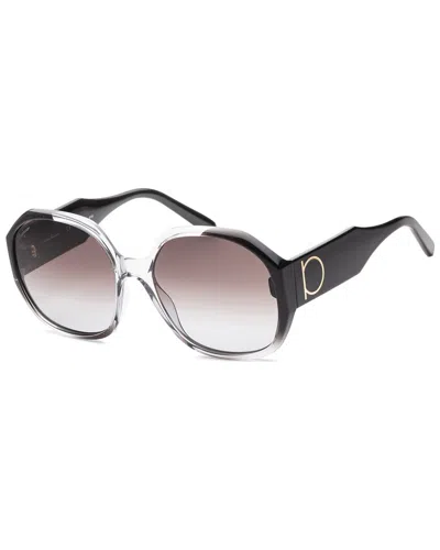 Ferragamo Women's Sf943s 60mm Sunglasses In Grey