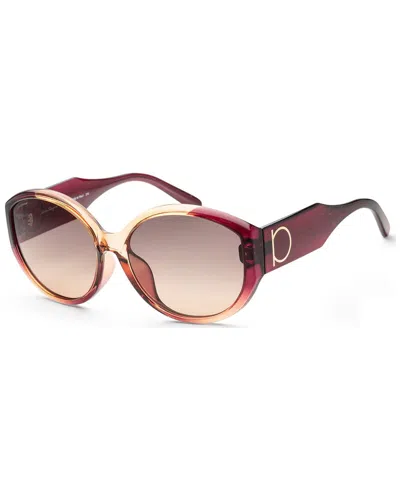 Ferragamo Women's Sf947sa 59mm Sunglasses In Gold