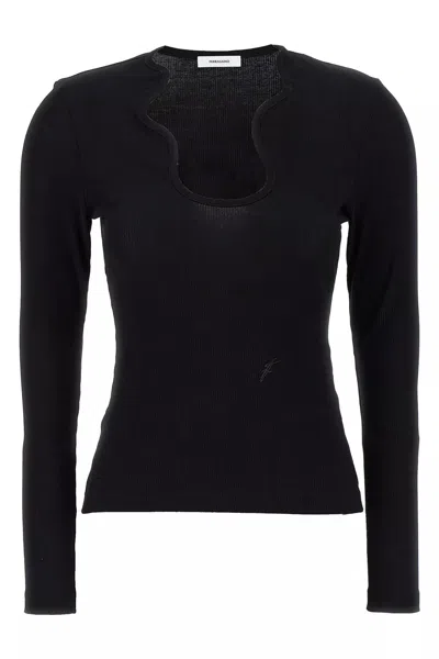 FERRAGAMO FERRAGAMO WOMEN SHAPED NECKLINE SWEATER