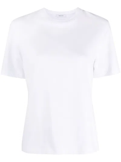 Ferragamo Women's Short-sleeve Cotton T-shirt In White