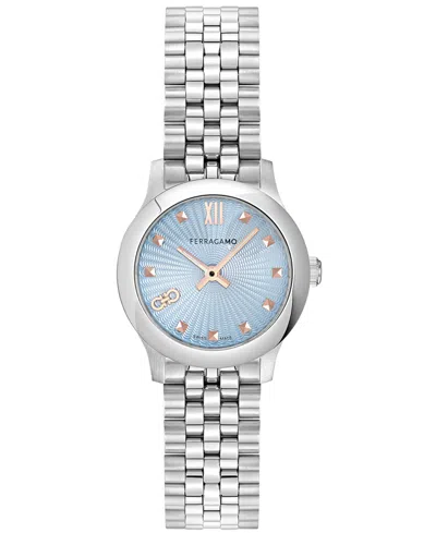 Ferragamo Duo 25mm Watch In Blue