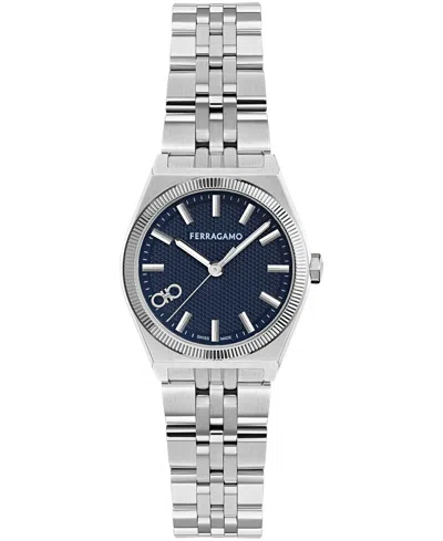 Ferragamo Women's Silver Stainless Steel Bracelet Watch 28mm