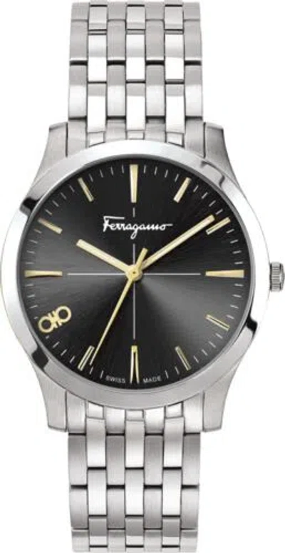 Pre-owned Ferragamo Women's Slim 35mm Quartz Watch Sfuc00221