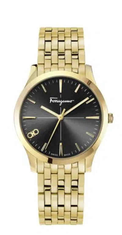 Pre-owned Ferragamo Women's Slim 35mm Quartz Watch Sfuc00821