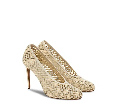 Ferragamo Women's Sol 95 Pumps In Gold