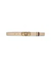 Ferragamo Women Stone Reversible Gancini Belt