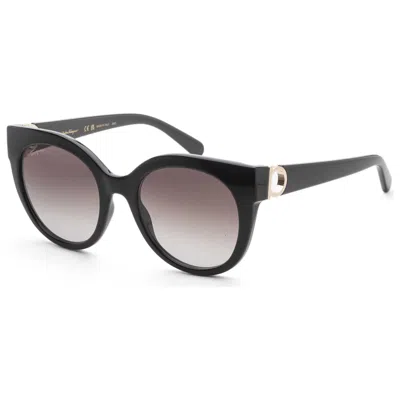 Ferragamo Sunglasses Sf1031s-001-53-20-140 Non-polarized In Black