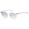 Ferragamo Salvatore  Blue Gradient Teacup Ladies Sunglasses Sf1068s 260 52 In White