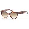 Ferragamo Women's Sf930s-238 Fashion 56mm Tortoise Sunglasses In Brown