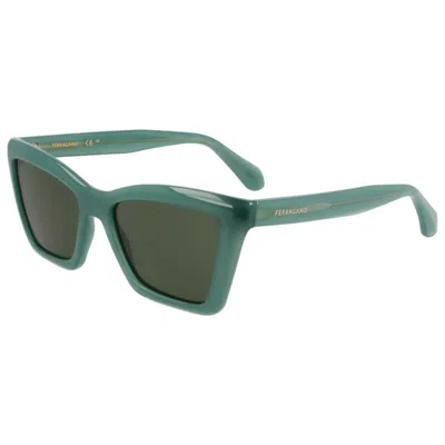 Ferragamo Women's Sunglasses In Green