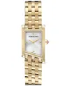 Ferragamo Women's Swiss Asymetrique Diamond Accent Gold Ion Plated Bracelet Watch 22x36mm In Gold