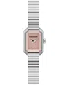 Ferragamo Crystal Petite Watch In Silver