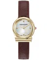 Ferragamo Gancini Twisted Watch In Gold