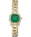 Ferragamo Gancini Twisted Chain Watch In Gold