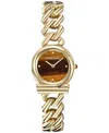 Ferragamo Gancini Twisted Chain Watch In Gold