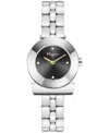 Ferragamo Gancino Bracelet Watch With Black Sunray Dial In Metallic
