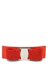 Ferragamo Bow Clip Hair Accessory In Orange