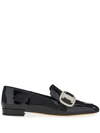 Ferragamo Vara Leather Loafer Black