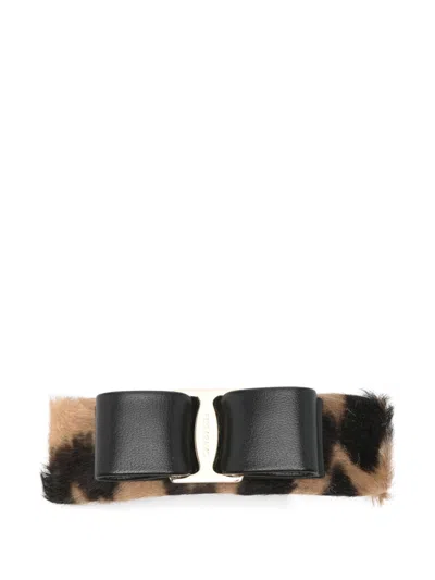Ferragamo Women's Vara Hair Clip In Black