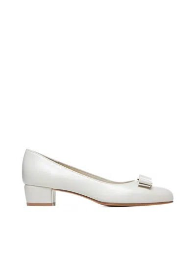 Ferragamo Women Vara Leather Pumps In Multi