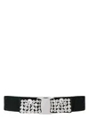 Ferragamo Crystal Embellished Rectangular Hair Clip In Black