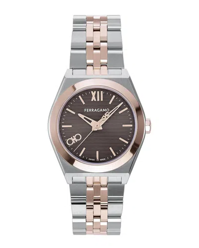 Ferragamo Women's Vega New Watch In Metallic